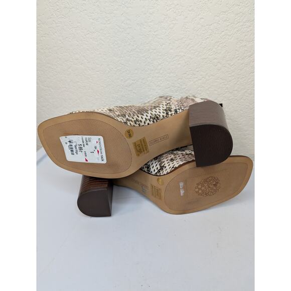 Vince Camuto Katnina Ankle Bootie Snake Faux Leather Womens Size 9 NEW - Picture 9 of 10